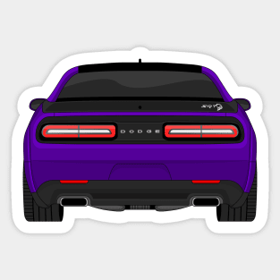 HELLCAT REAR PURPLE Sticker